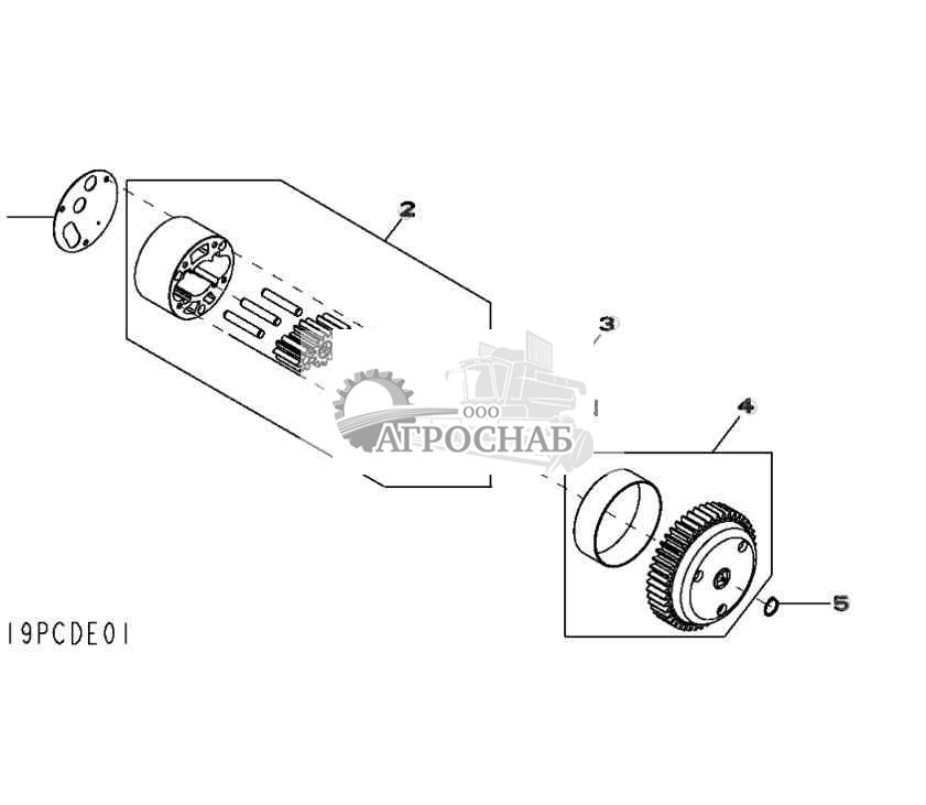 5001 Engine Oil Pump 
